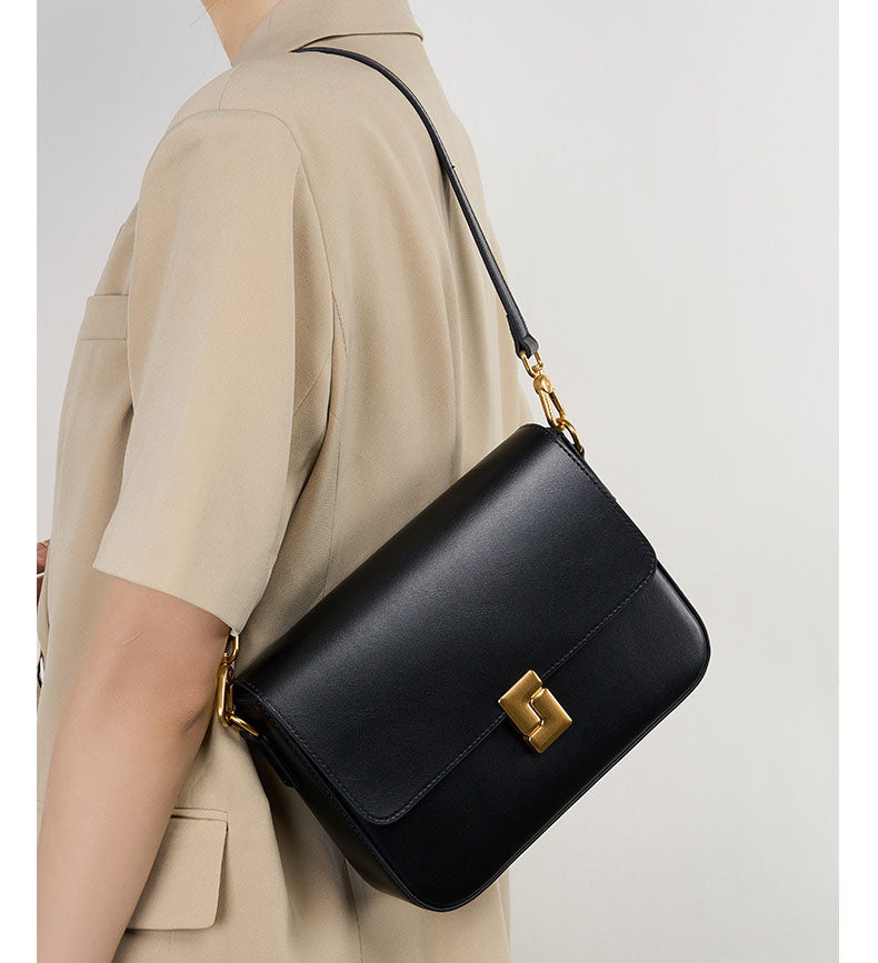 Sac Classique - Structuré en Cuir de Vache
