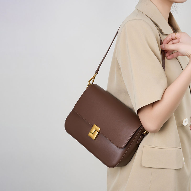 Sac Classique - Structuré en Cuir de Vache